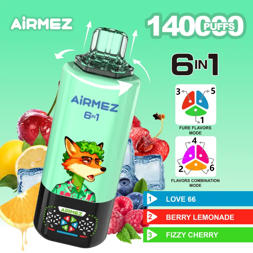 Airmez FOX 140K PUFFS 6w1 - obrazek 2