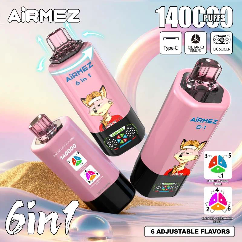 Airmez FOX 140K PUFFS 6w1