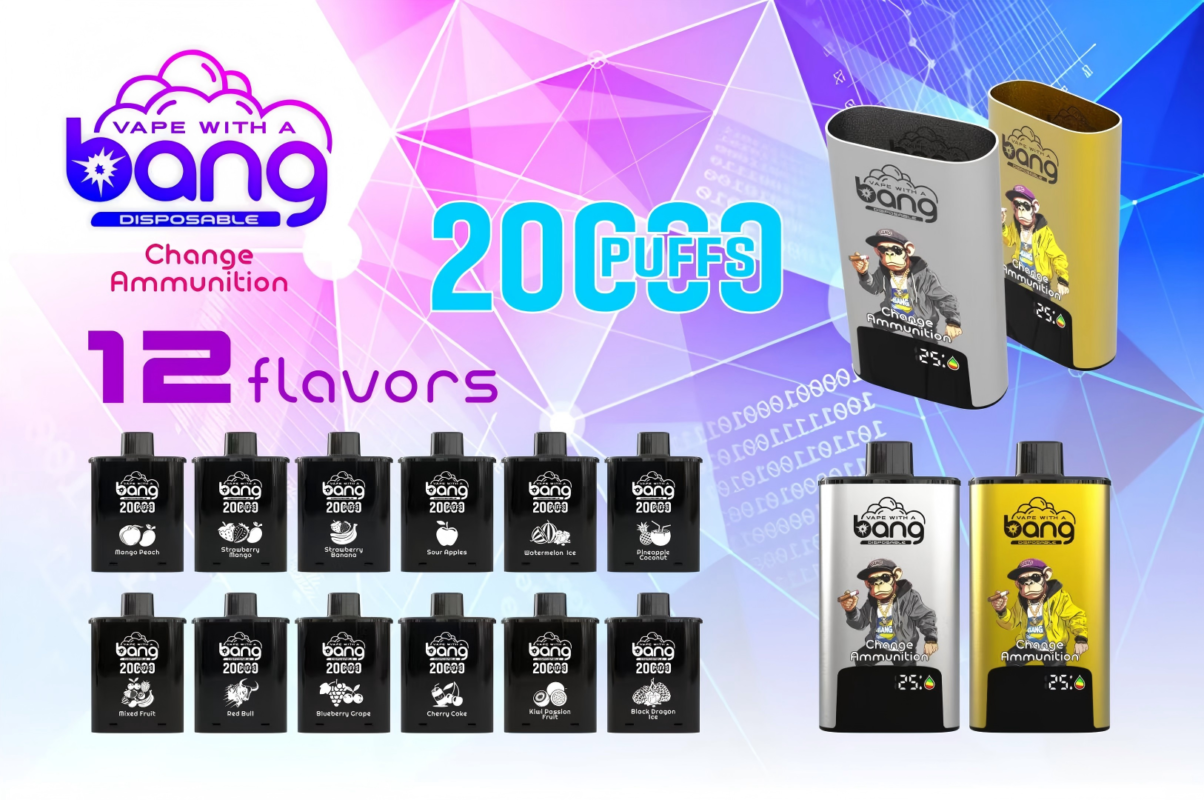 BANG 20000 Puffs E‑papir sa Zamjenskim Kartrižem