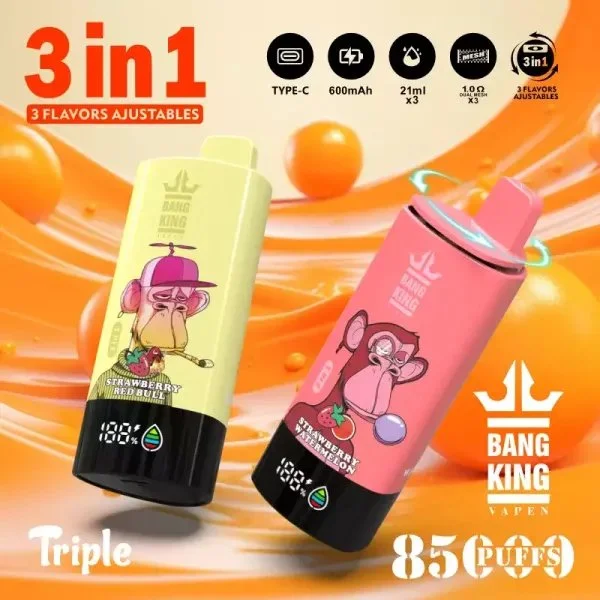 BANG KING Triple 85000 Puffs 3w1 - obrazek 5