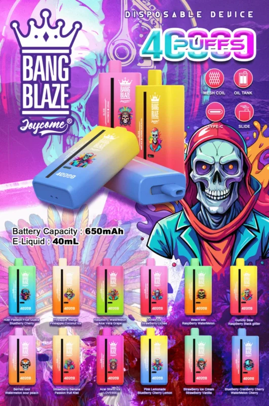 BANG BLAZE Dual Flavor 40000 Puffs 2 w 1 - Vape z dwoma smakami w jednym